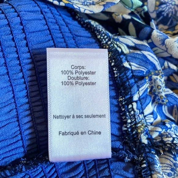 NWOT - ASTR THE LABEL January Floral-Print Flutter Sleeve Crop Top - Sz L - Picture 8 of 16